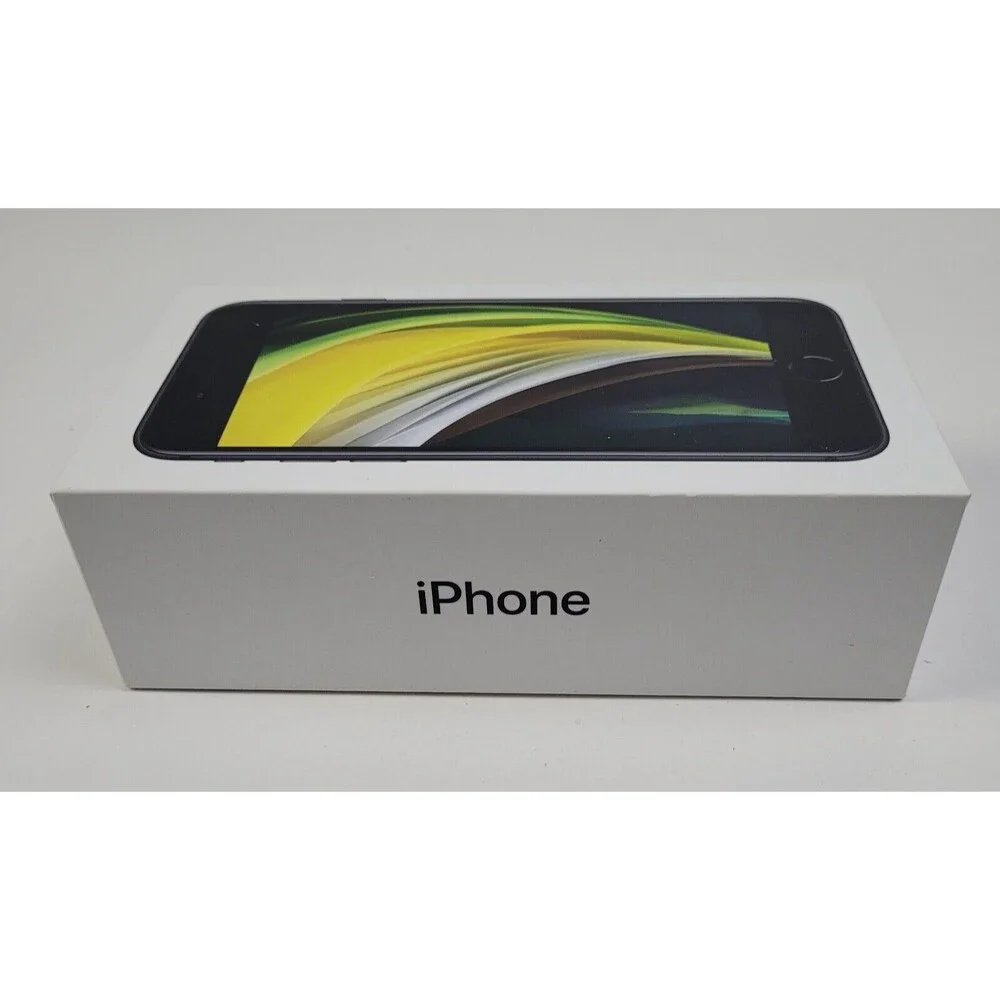Genuine OEM Apple iPhone SE Black 64GB A2275 Empty Box + Insert Only No Phone